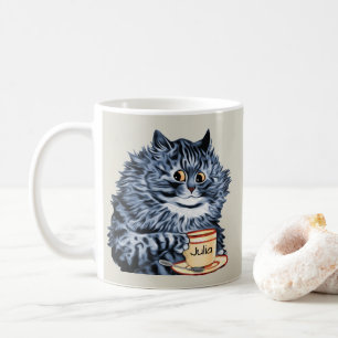 Louis Wain Teacup-Katzen-Kunst Tasse