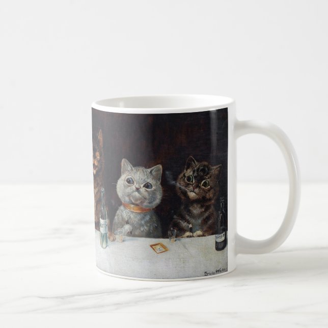 Louis Wain “ The bachelor party ” Tasse (Rechts)