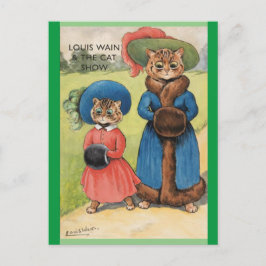 Louis Wain, The Cat Show, Art Postkarte