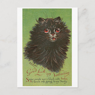 Louis Wain, Valentine Cat,  Postkarte