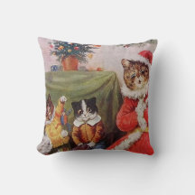 Louis Wain Weihnachtskatzen Vintage Viktorianische