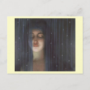 Louis Welden Hawkins, A Veil ca.1890 Postkarte