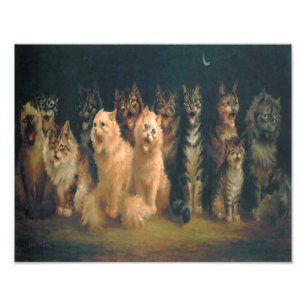 Louis William Wain "Cat Chorus" Fotodruck