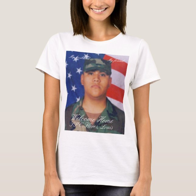 Louis, willkommenes Zuhause, SPC.Flores, Louis, T-Shirt (Vorderseite)
