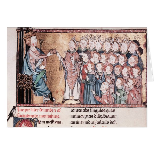 Louis X störrisch, die Charter zu gebend (Vorderseite (Horizontal))