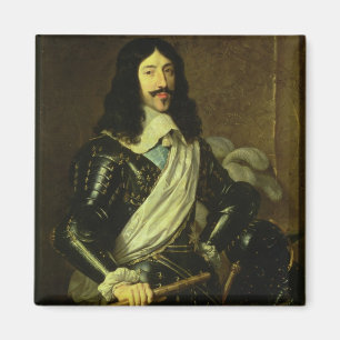 Louis XIII (1601-43) (Öl auf Leinwand) Magnet
