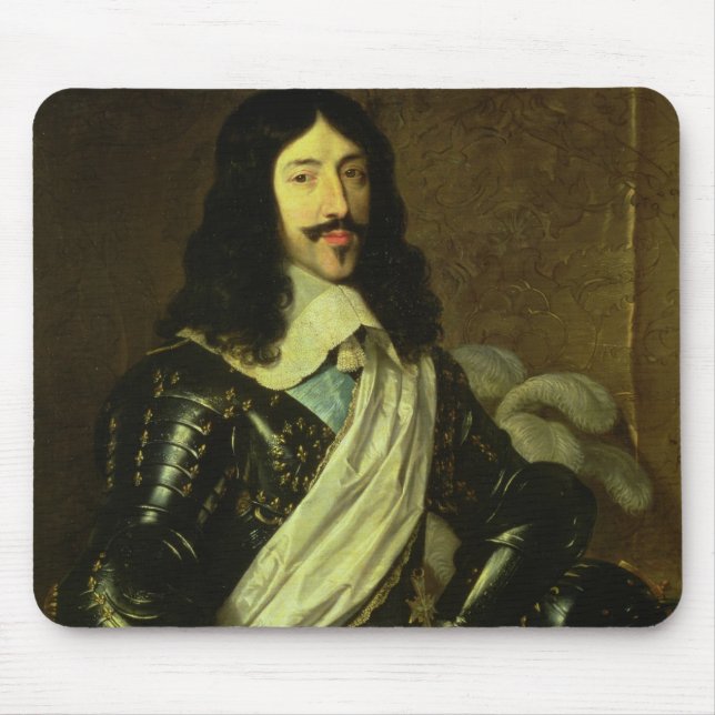 Louis XIII (1601-43) (Öl auf Leinwand) Mousepad (Vorne)