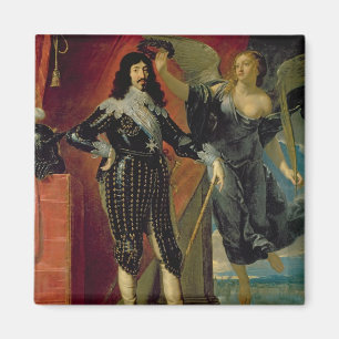 Louis XIII gekrönt durch Sieg, 1635 Magnet