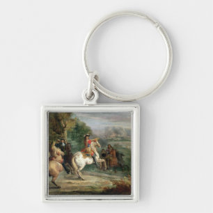 Louis XIV (1638-1715) die Belagerung eines Ci Schlüsselanhänger