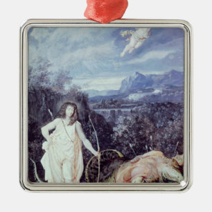 Louis XIV als Apollo, Slayer der Pythonschlange Silbernes Ornament