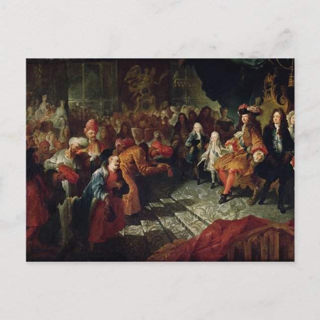Louis XIV als Botschafter Persiens Postkarte (Vorderseite)