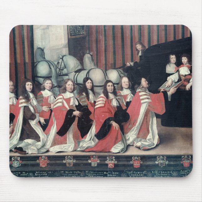 Louis XIV empfangen von den Sheriffs in Toulouse Mousepad (Vorne)