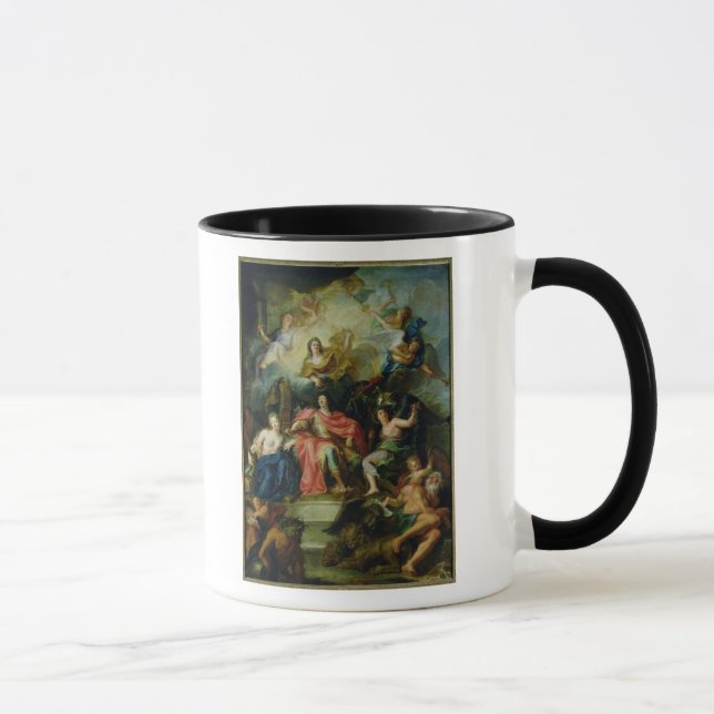 Louis XIV gekrönt durch Ruhm, c.1686 Tasse (Rechts)