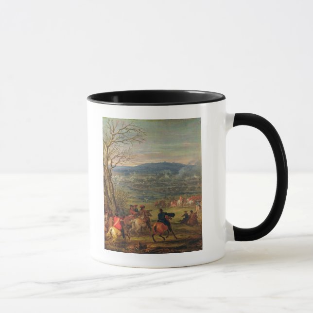 Louis XIV im Kampf-nahen Berg Cassel Tasse (Rechts)