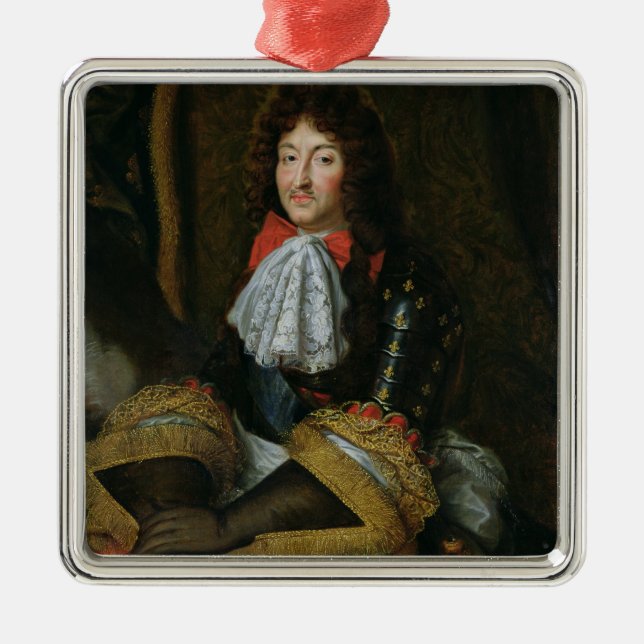 Louis XIV Silbernes Ornament (Vorne)
