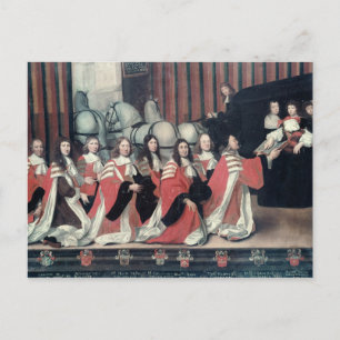 Louis XIV von den Sheriffs in Toulouse empfangen Postkarte