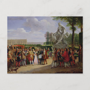 Louis XIV widmet Puget's "Milo of Postkarte