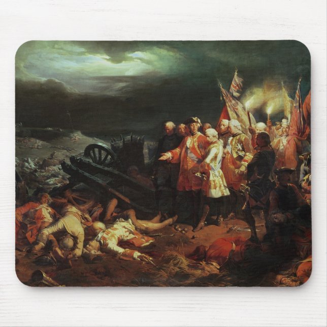 Louis XV das Feld des Kampfes besuchend Mousepad (Vorne)