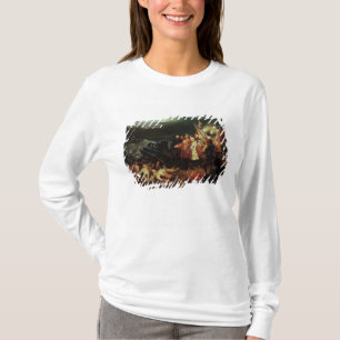 Louis XV das Feld des Kampfes besuchend T-Shirt