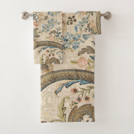 Louis XV Floral Print Elegant Badetücher Badhandtuch Set