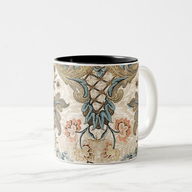 Louis XV Floral Print Tasse (VorderseiteRechts)