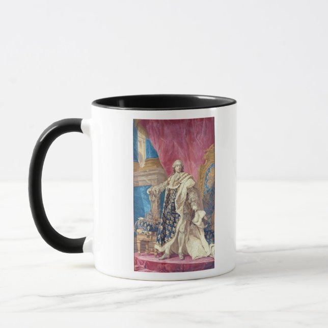 Louis XV in den Krönungs-Roben Tasse (Links)