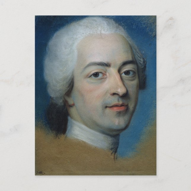 Louis XV König von Frankreich und Navarra, nach 17 Postkarte (Vorderseite)