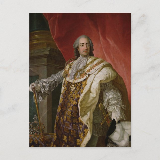 Louis XV Postkarte (Vorderseite)