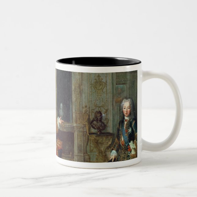 Louis XV und der Regent, Philippe II Zweifarbige Tasse (Rechts)