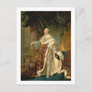 Louis XVI (1754-1993) (Öl auf Leinwand) Postkarte