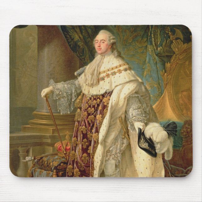 Louis XVI (1754-93) (Öl auf Leinwand) Mousepad (Vorne)
