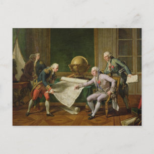 Louis XVI Anleitung für La Perouse Postkarte