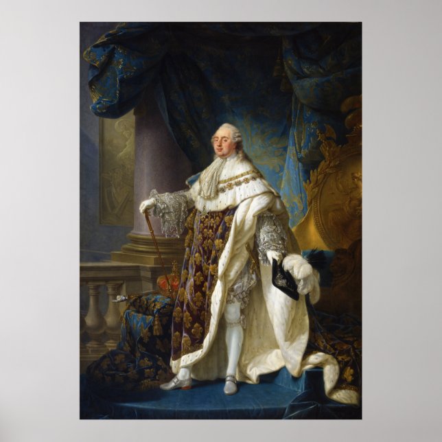Louis XVI King of France und Navarra (1754-1793) Poster (Vorne)