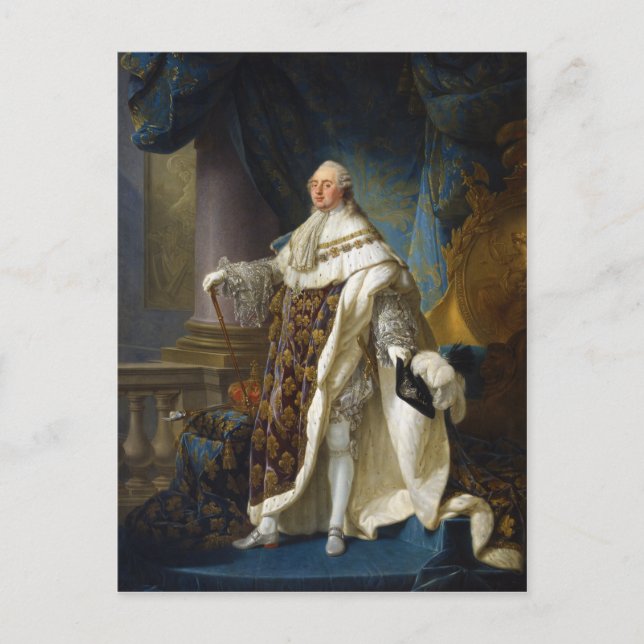 Louis XVI King of France und Navarra (1754-1793) Postkarte (Vorderseite)