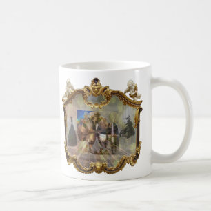 Louis XVI & Marie Antoinette SPARKLE Mirror-Kaffee Kaffeetasse