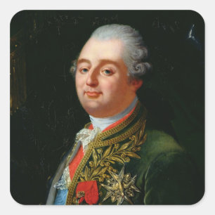 Louis XVI Quadratischer Aufkleber
