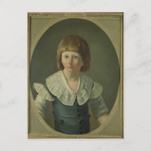 Louis XVII alt 8, am Tempel, 1793 Postkarte
