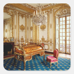 Louis XV's Private Study, 1753-60 Quadratischer Aufkleber
