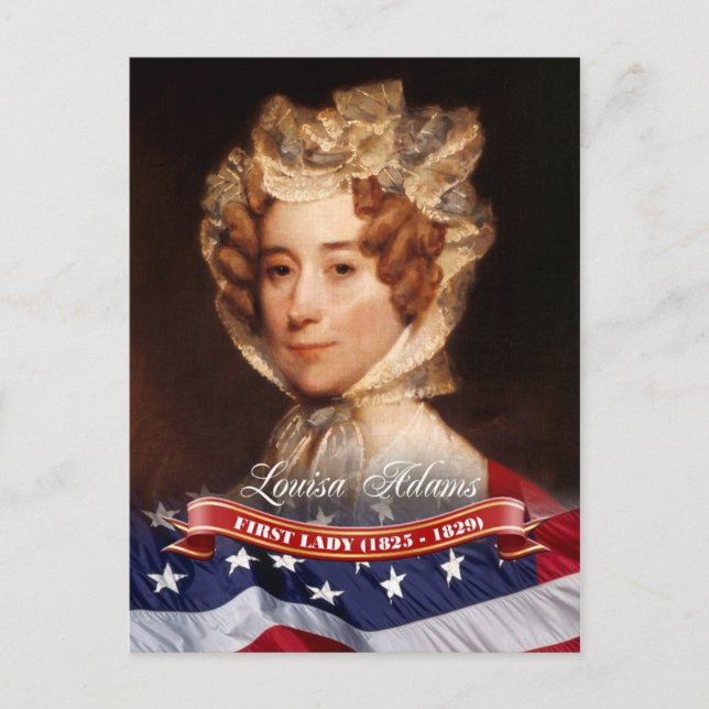 Louisa Adams, First Lady of the USA Postkarte (Vorderseite)