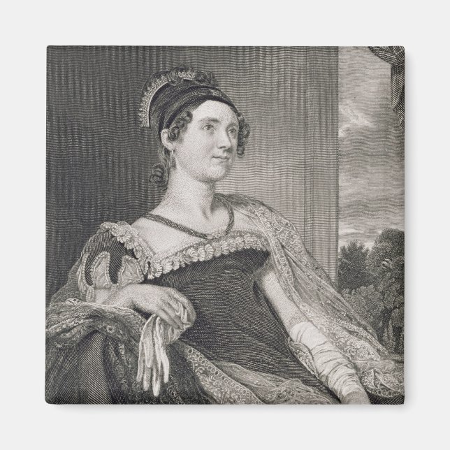 Louisa Catherine Adams (1775-1852) engraved by G.F Magnet (Vorne)