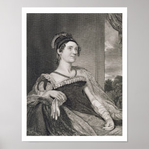 Louisa Catherine Adams (1775-1852) graviert durch Poster