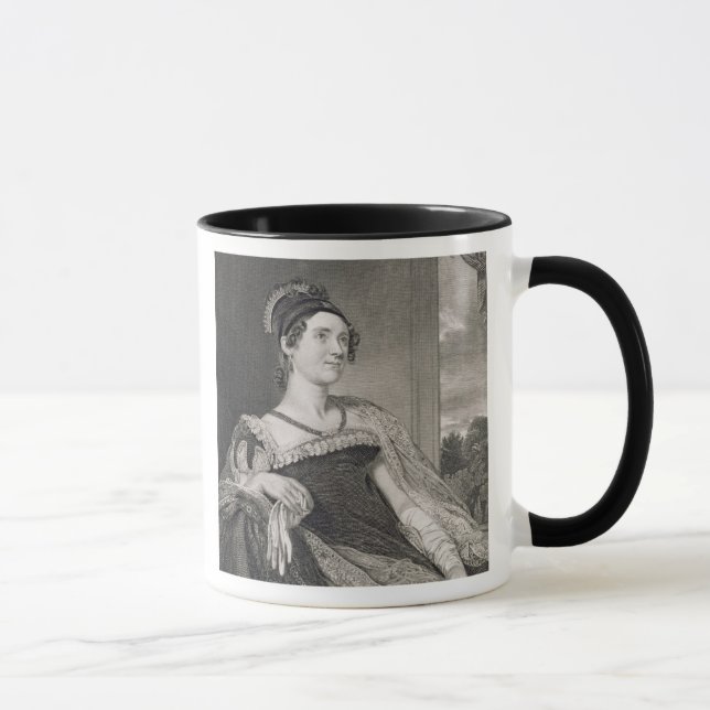 Louisa Catherine Adams (1775-1852) graviert durch Tasse (Rechts)