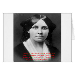 Louisa May Alcott "Geld Übel" Weisheitszitat Gesch