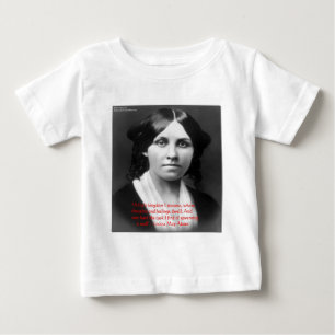 Louisa May Alcott "Kleines Königreich" Weisheitsge Baby T-shirt