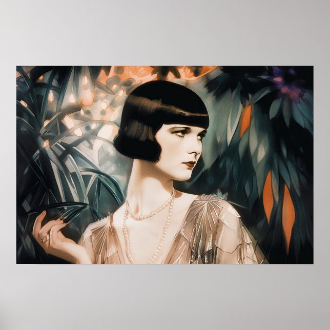 Louise Brooks in Miami Poster der 1920er Jahre (Vorne)