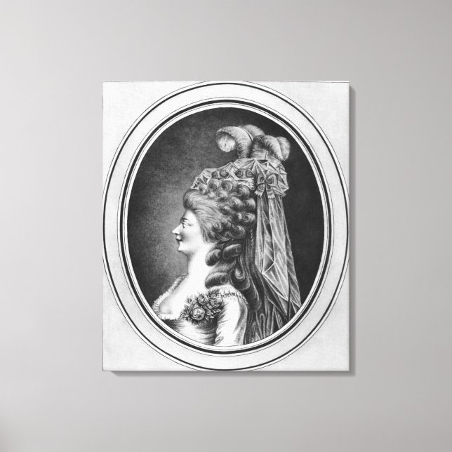 Louise Contat de Parny in der Rolle von Suzanne Leinwanddruck (Vorderseite)