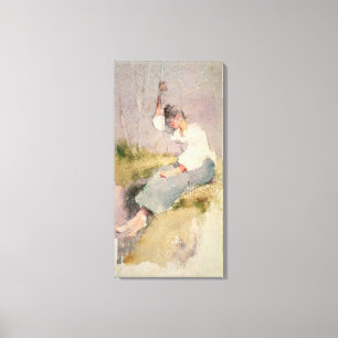 Louise, ein bretonisches Mädchen (ohne Papier) Leinwanddruck