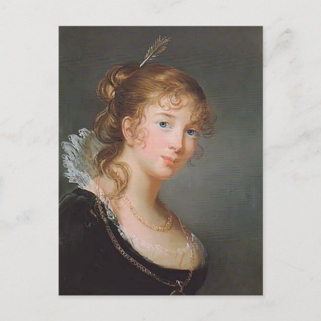Louise Elisabeth Brun- Prinzessin Louise of Preuße Postkarte (Vorderseite)