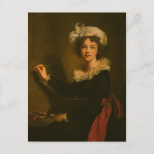 Louise Elisabeth Vigee Le Brun- Selbstportrait Postkarte