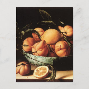 Louise Moillon's Bowl of Curacao Orange (1634) Postkarte
